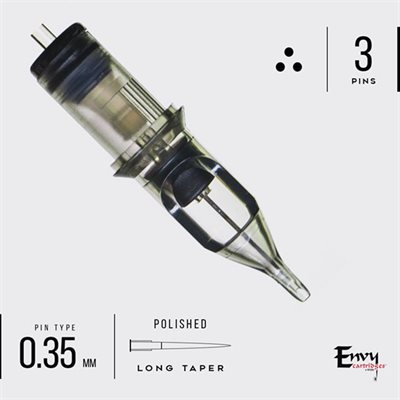 Envy cartridge angled round - 3 round liner