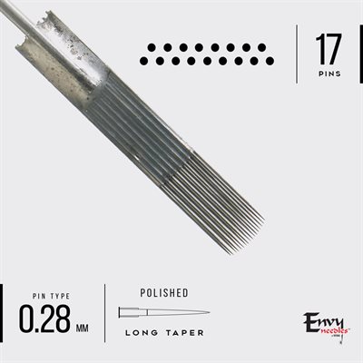 Envy 17 bugpin curved magnum needles