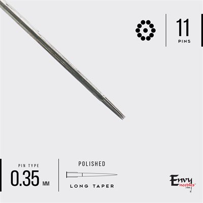 Envy 11 round liner needles