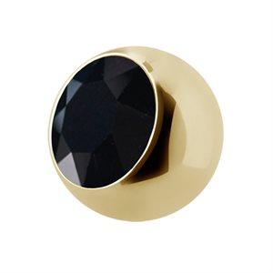 24k gold plated jewelled ball