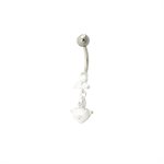 Navel banana with silver trinity
