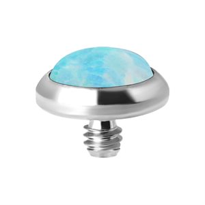 Disque interne de remplacement en titanium avec opale