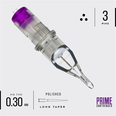 Prime+ cartridge angle round - bugpin 3 round liner
