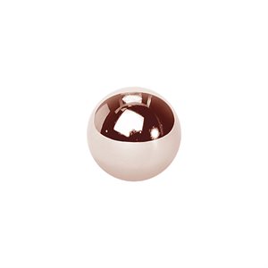 24k rose gold plated steel spare remplacement ball