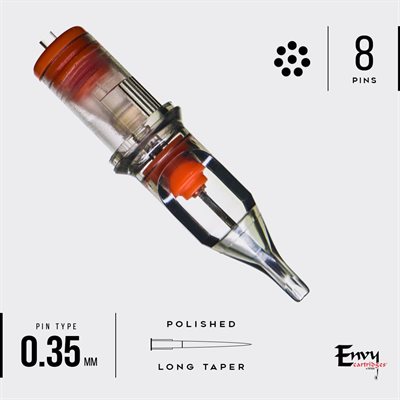 Envy cartridge angled round - 8 round liner traditional