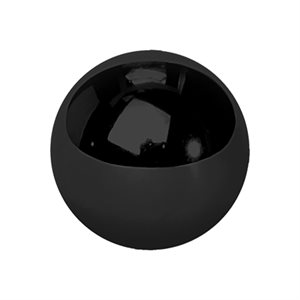 Black steel spare replacement ball