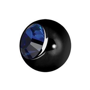 Black steel jewelled replacement ball