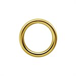 18k gold continious seemless ring