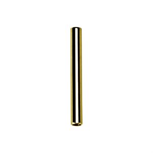 24k gold plated titanium internal barbell stem