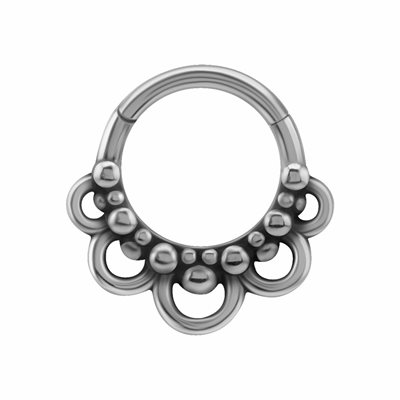 Tribal hinged segment clicker