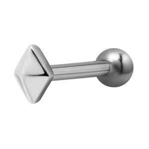 One side internal barbell with pyramid attachment