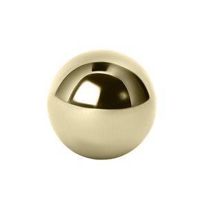 Zircon gold steel spare replacement ball