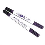 Skin marker with double tip - purple - box of 50