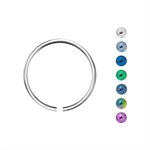 Titanium continuous seamless ring